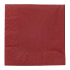 Servetten bordeauxrood - 33x33 cm - set van 20