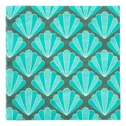 Servetten schelp - 33x33 cm - set van 20