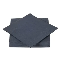 Servetten zwart - 24x24 cm - set van 20