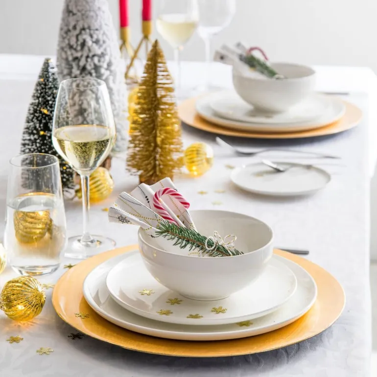 Serviesset - 16 delig - rond - wit - 4 persoons