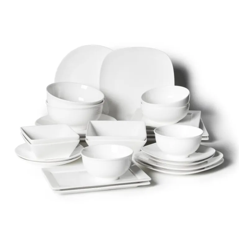 Serviesset - 16 delig - rond - wit - 4 persoons