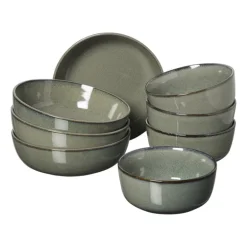 Serviesset 20-delig - groen - 4 persoons