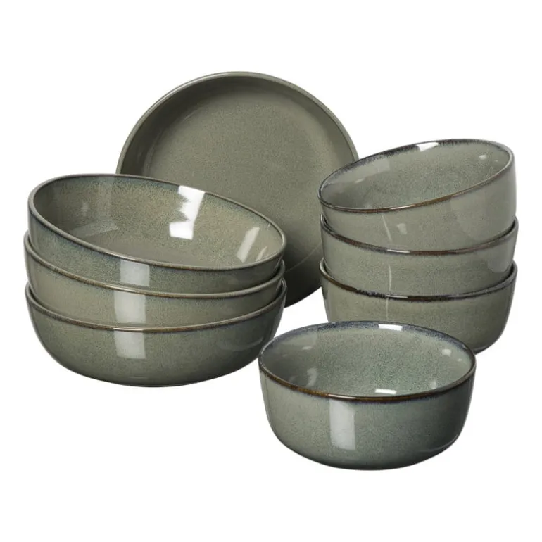 Serviesset 20-delig - groen - 4 persoons