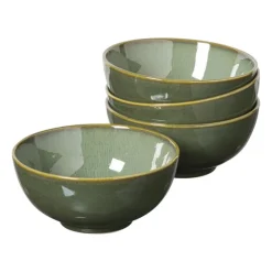 Serviesset reactive glaze - groen - 16-delig