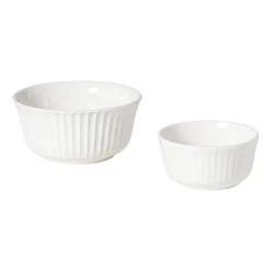 Serviesset streep - wit - 16-delig