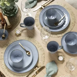 Serviesset Toscane - lichtblauw - 32-delig - 8 persoons