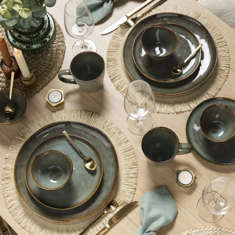 Serviesset Toscane - lichtgroen - 32-delig - 8 persoons