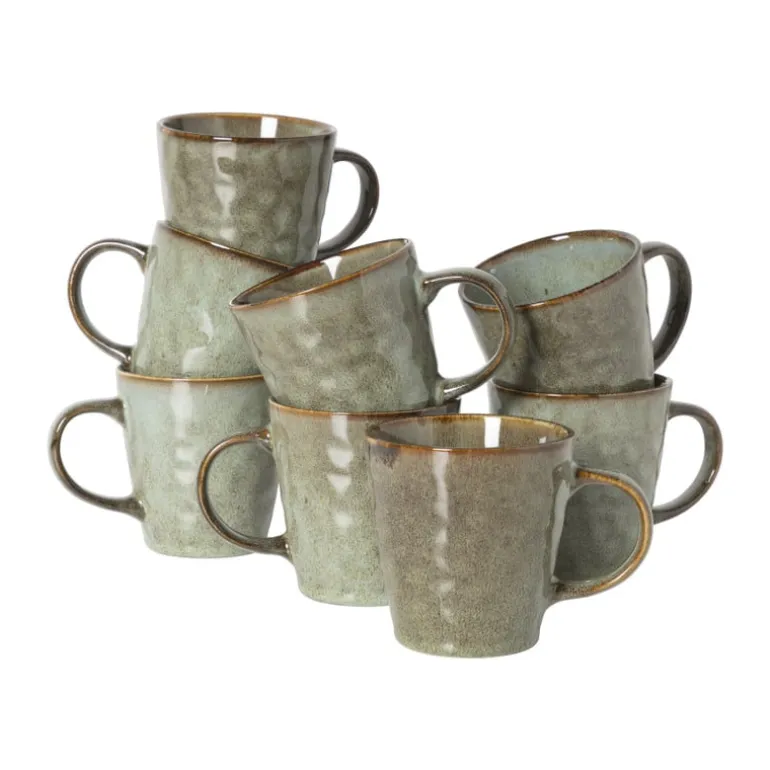 Serviesset Toscane - lichtgroen - 32-delig - 8 persoons