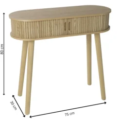 Sidetable Uppsala - naturel - 80x75x30 cm