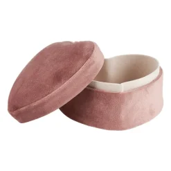 Sieradendoos velvet - diverse varianten - roze