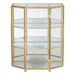 Sieradenkastje goud - glas - 18.5x12x23 cm