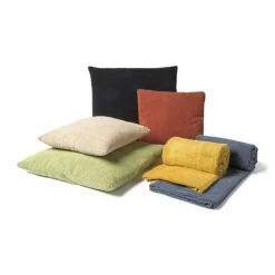 Sierkussen blokje - terra - 45x45 cm