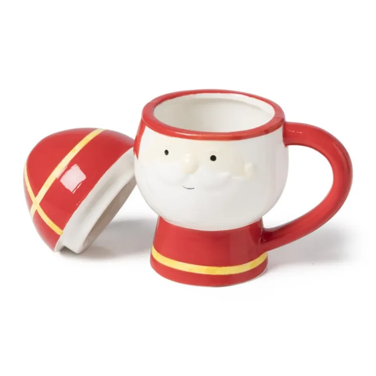 Sinterklaas mok - rood/geel/wit - 300 ml