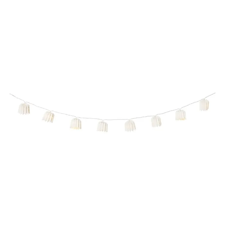 Slinger papier - wit - 175 cm