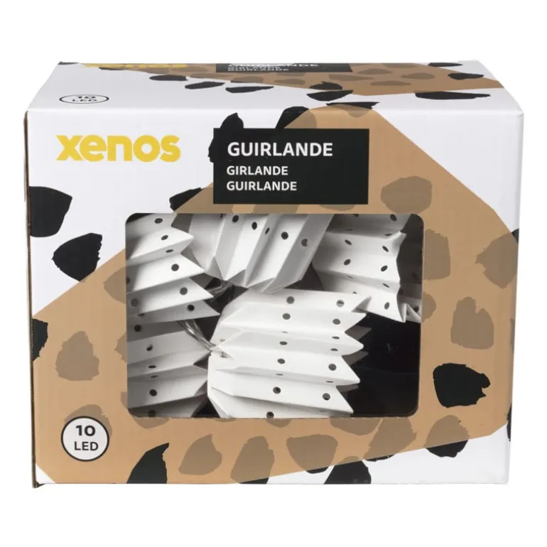 Slinger papier - wit - 175 cm