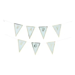 Slinger baby boy - blauw/goud - 2x200 cm