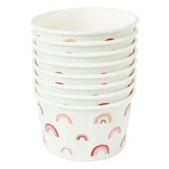 Snackcups regenboog - set van 8