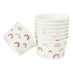 Snackcups regenboog - set van 8