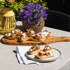 Snijplank - olijfhout - 35x14 cm