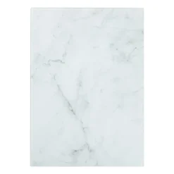 Snijplank marmeren look - wit - 30x42x0.04 cm