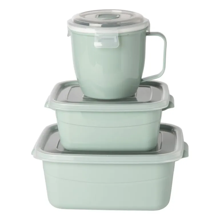 Soepbakje voor magnetron - 620 ml - groen