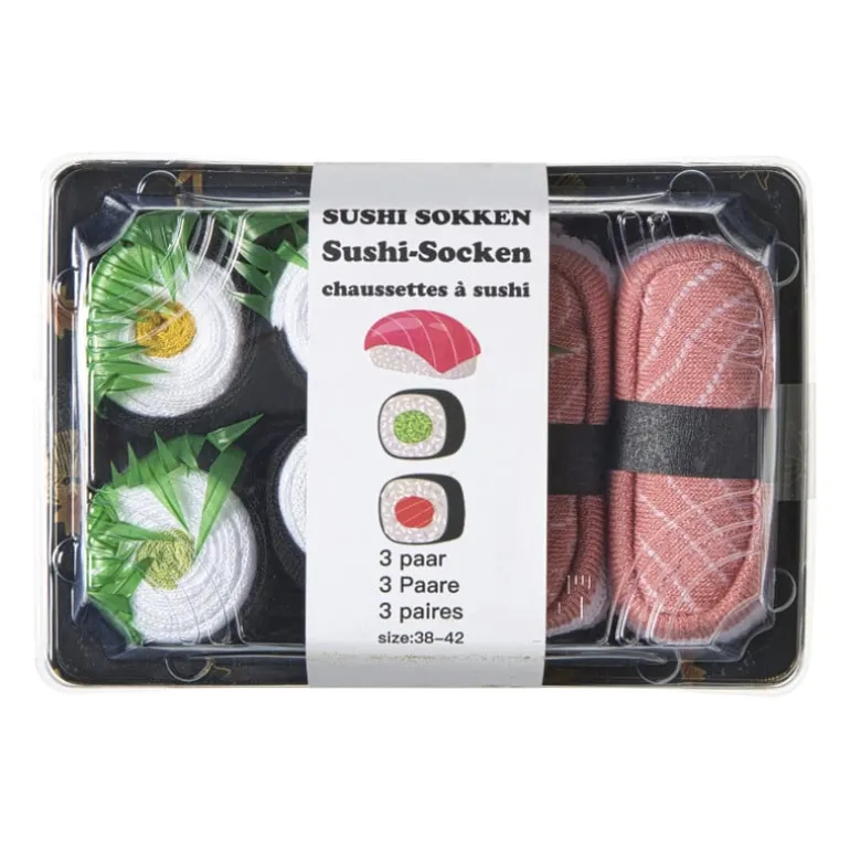 Sokken sushi - 3 paar - maat 38-42