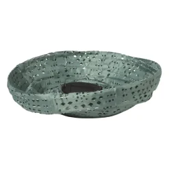 Solar barok lampion - groen - ø28x25 cm