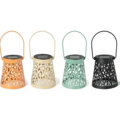 Solar hanglampje - beige - ø9x10 cm