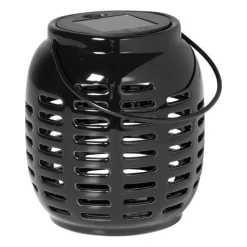 Solar lantaarn - zwart - ø11.x12.5 cm