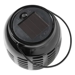 Solar lantaarn - zwart - ø11.x12.5 cm
