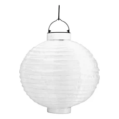 Solar tuinlampion - wit - ø25 cm