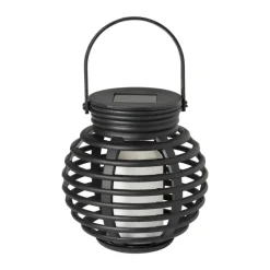 Solar tuinlantaarn - zwart - 15x15 cm