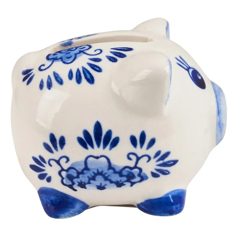 Spaarpot mini varken - delfstblauw