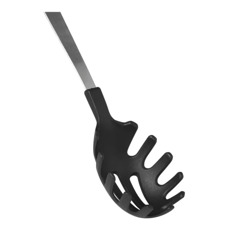 Spaghettilepel London - zilverkleurig - 34 cm