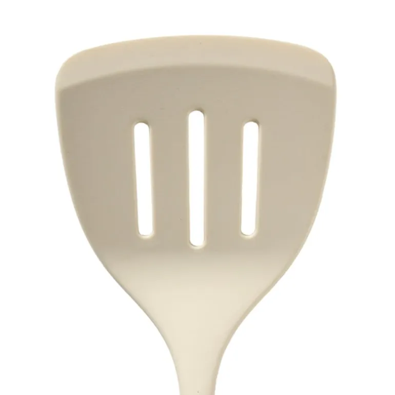 Spatel met gleuf - wit - 34 cm