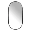 Spiegel Basix ovaal - zwart - 40x80 cm