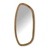 Spiegel organic - bruin - 70x33 cm