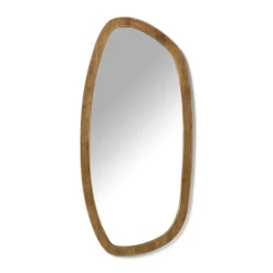 Spiegel organic - bruin - 70x33 cm