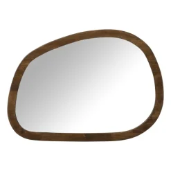 Spiegel organic - bruin - 38x55 cm