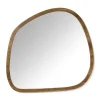 Spiegel organic - bruin - 69x73 cm