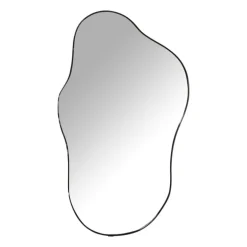 Spiegel organic - zwart - 60x34.5 cm
