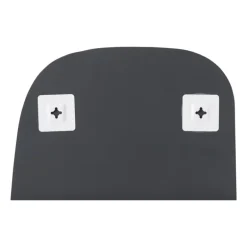 Spiegel organisch - zilverkleurig - 60x37 cm