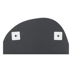 Spiegel organisch - zilverkleurig - 50x50 cm