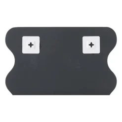 Spiegel organisch met golfrand - zilverkleurig - 50x37 cm