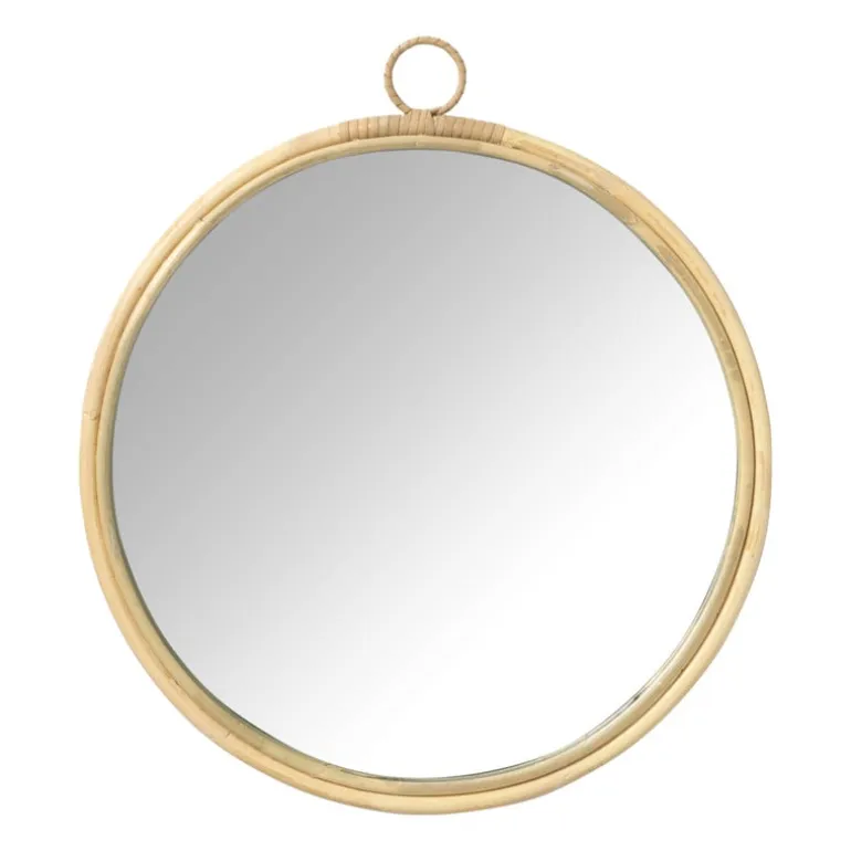 Spiegel rond - rotan - ø43 cm