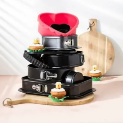 Springvorm metaal - vierkant - 17x17 cm