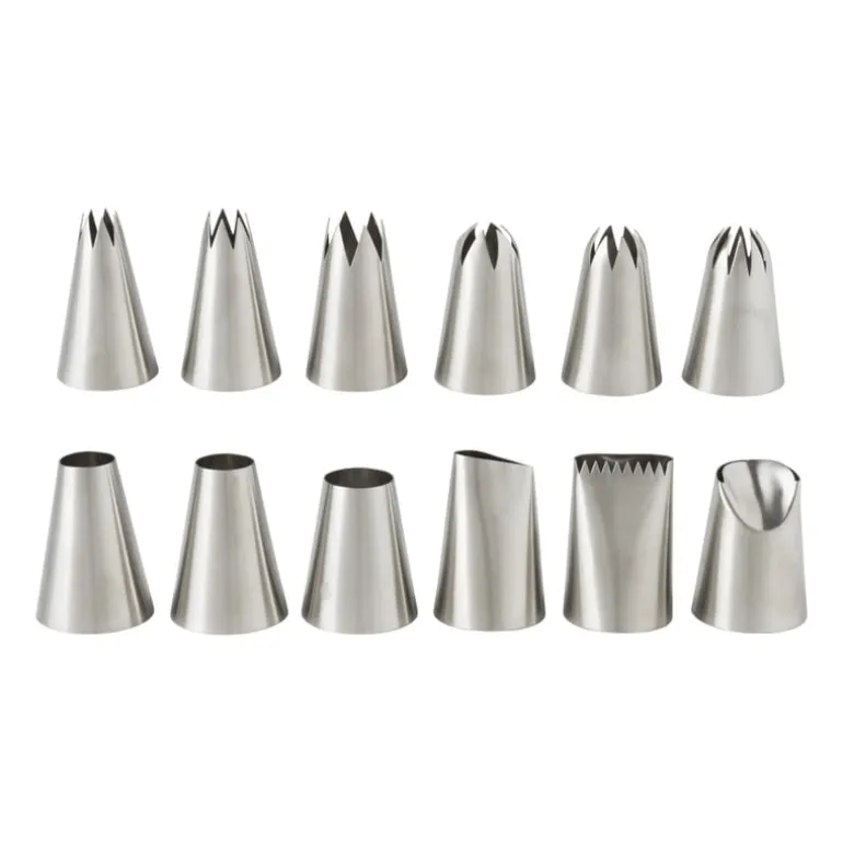 Spuitmondjes kartel - RVS - set van 7