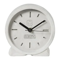 Staande klok cement - grijs - 12.5x12x4 cm