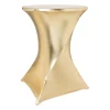 Statafelrok - goudkleurig - ø80x110 cm