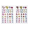Stickers ringstones - set van 41 - 12x10x0.5 cm